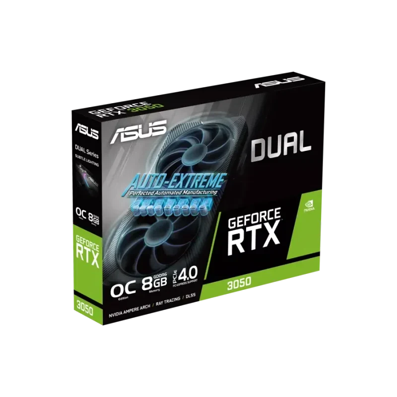 Placă Video ASUS DUAL-RTX3050-O8G-V2, 8GB GDDR6 128bit (DUAL-RTX3050-O8G-V2) 12