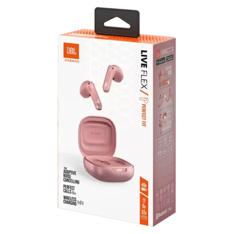 Căști JBL LIVE Flex, Fără fir, Roz 33