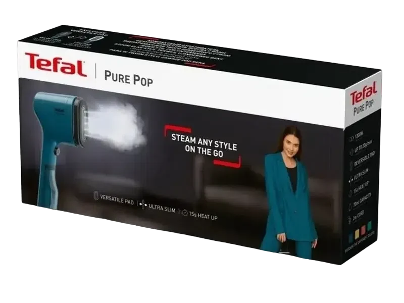 Aparat de călcat cu aburi Tefal DT2020E1, Blue 9