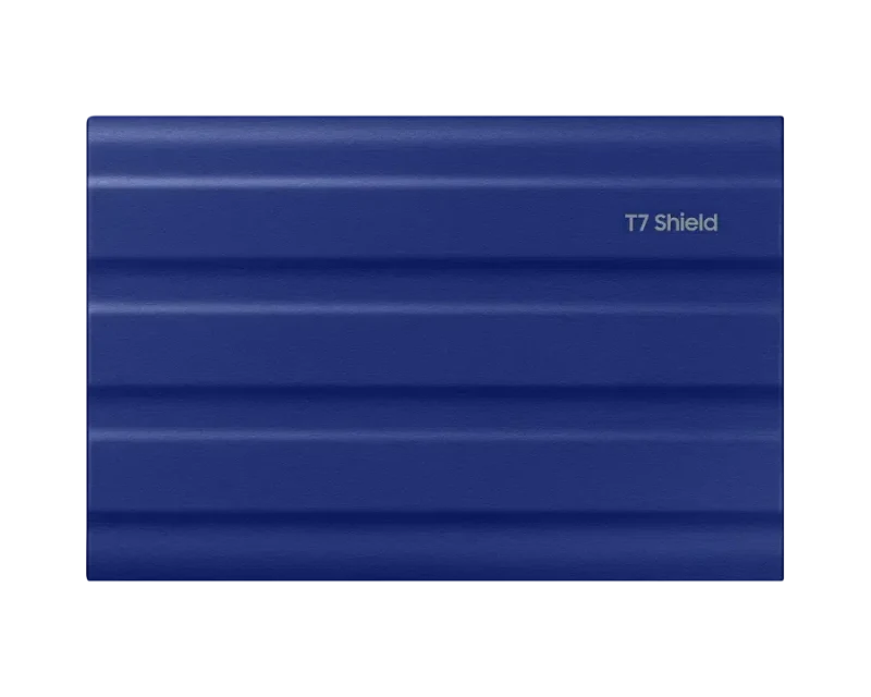 Внешний портативный SSD накопитель Samsung T7 Shield, 2 ТБ, Синий 4