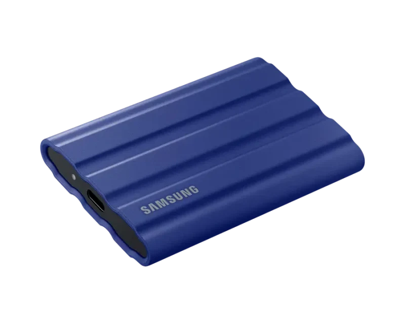 Внешний портативный SSD накопитель Samsung T7 Shield, 2 ТБ, Синий 7