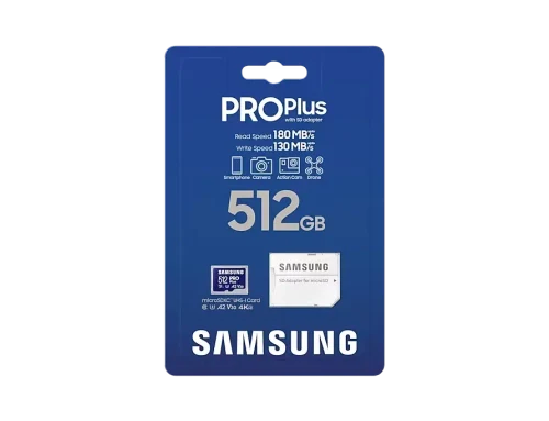 Card de Memorie Samsung PRO Plus MicroSD, 512GB