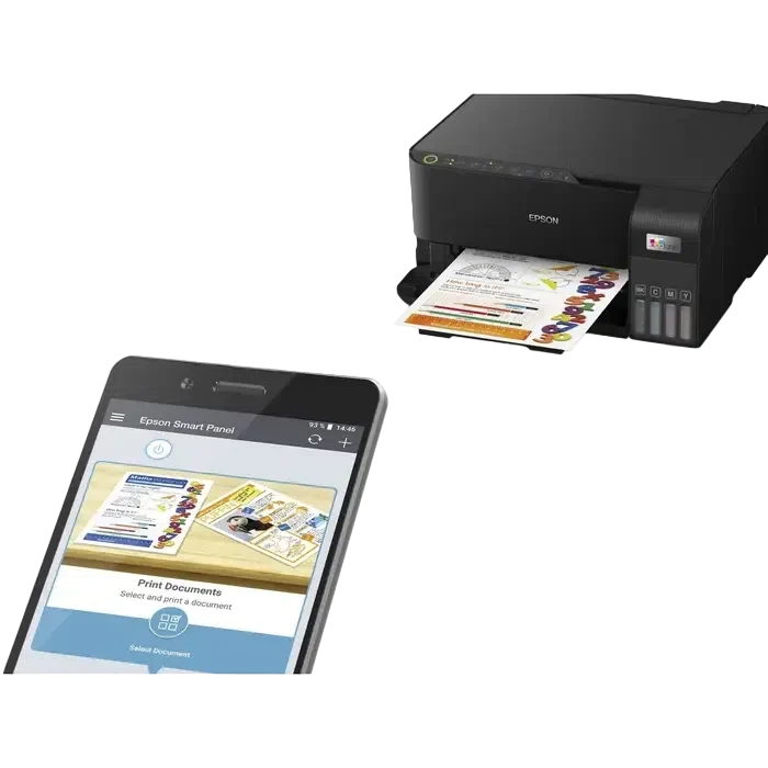 Dispozitiv multifuncțional Epson MFD EcoTank L3550, Negru 4