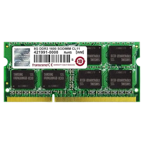 Оперативная память Transcend TS1GSK64V6H, DDR3 SDRAM, 1600 МГц, 8ГБ