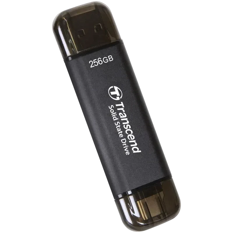 SSD portabil extern Transcend ESD310C, 256GB, Negru 3