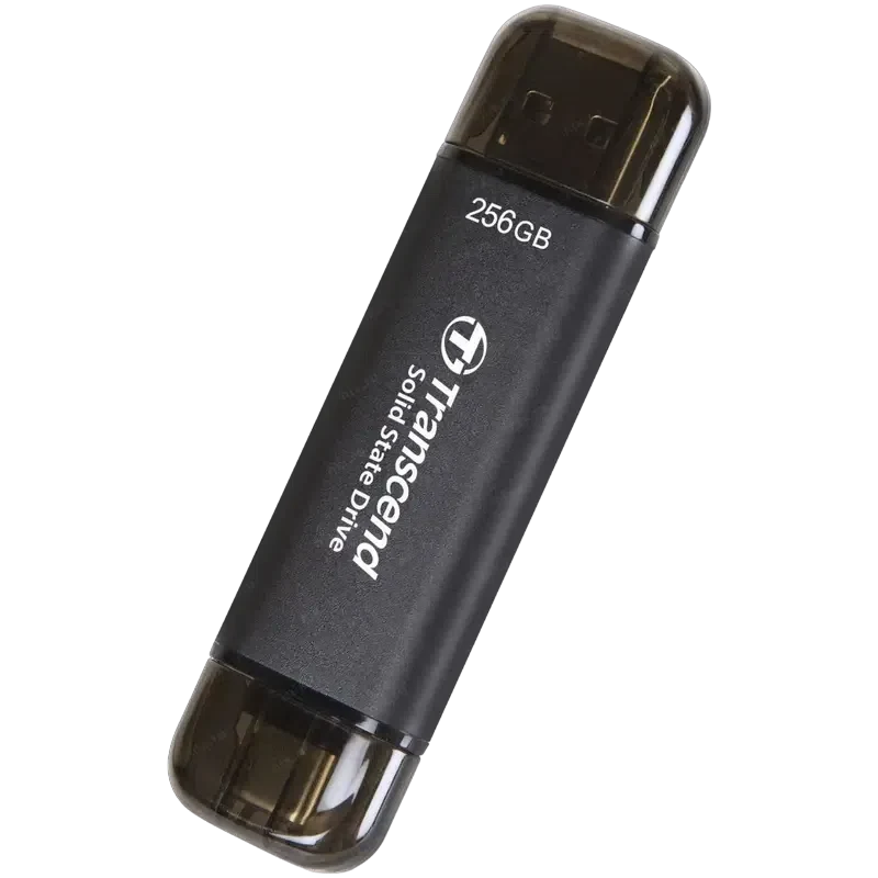 SSD portabil extern Transcend ESD310C, 256GB, Negru 2