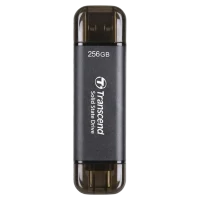 SSD portabil extern Transcend ESD310C, 256GB, Negru