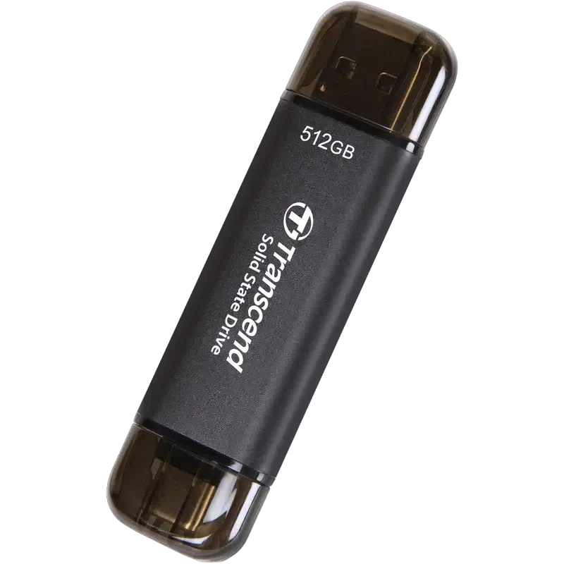 SSD portabil extern Transcend ESD310C, 512 GB, Negru 2