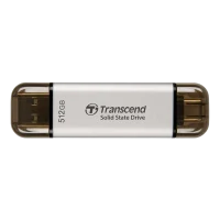 SSD portabil extern Transcend ESD310S, 512 GB, Argintiu 2