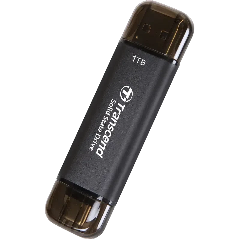 Внешний портативный SSD накопитель Transcend ESD310C, 1 ТБ, Чёрный 3