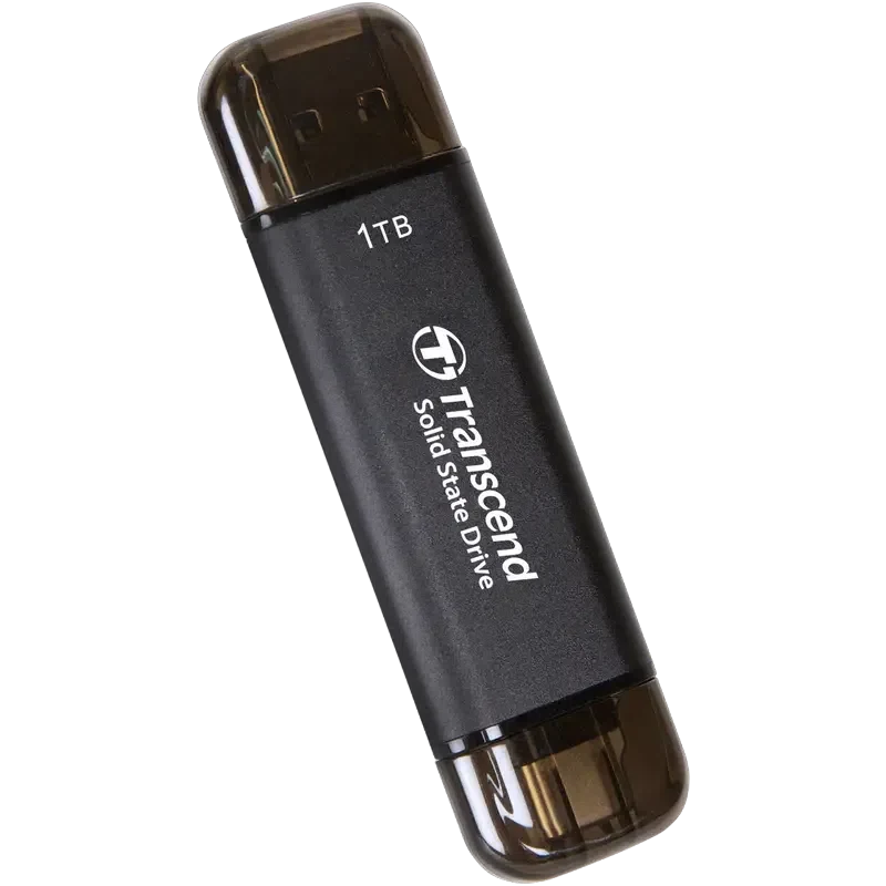 Внешний портативный SSD накопитель Transcend ESD310C, 1 ТБ, Чёрный 2