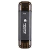 Внешний портативный SSD накопитель Transcend ESD310C, 1 ТБ, Чёрный