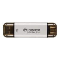 SSD portabil extern Transcend ESD310S, 1 TB, Argintiu 2