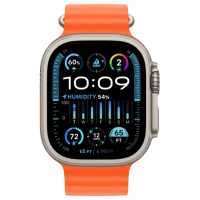 Apple Watch Ultra 2 GPS 49mm Titanium Beige Silicon Orange