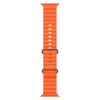 Apple Watch Ultra 2 GPS 49mm Titanium Beige Silicon Orange 3