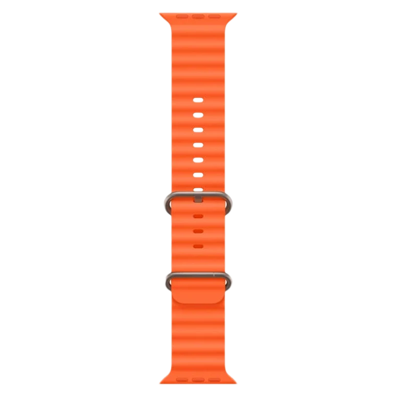 Apple Watch Ultra 2 GPS 49mm Titanium Beige Silicon Orange 3