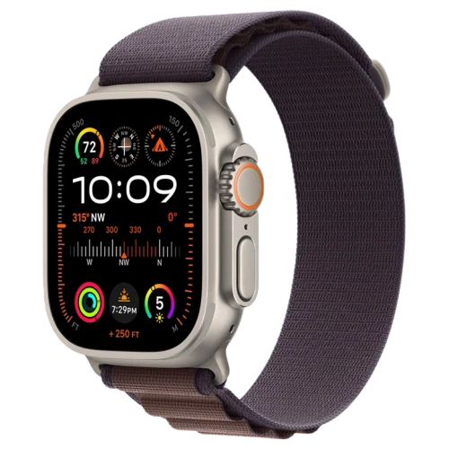 Apple Watch Ultra 2 GPS 49mm Titanium Beige Alpine Loop Indigo