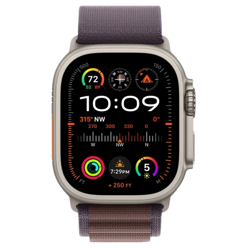 Apple Watch Ultra 2 GPS 49mm Titanium Beige Alpine Loop Indigo