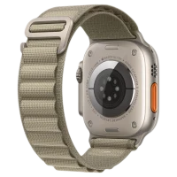 Apple Watch Ultra 2 GPS 49mm Titanium Beige Alpine loop Olive 3