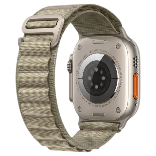Apple Watch Ultra 2 GPS 49mm Titanium Beige Alpine loop Olive