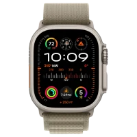 Apple Watch Ultra 2 GPS 49mm Titanium Beige Alpine loop Olive