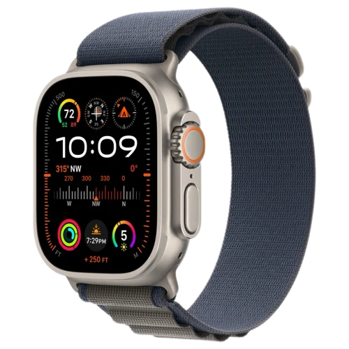 Apple Watch Ultra 2 GPS 49mm Titanium Beige Alpine Loop Blue