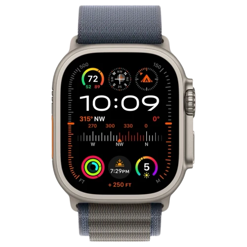 Apple Watch Ultra 2 GPS 49mm Titanium Beige Alpine Loop Blue