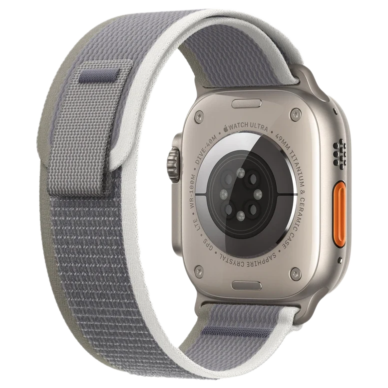 Apple Watch Ultra 2 GPS 49mm Titanium Beige Trail Loop Green/Gray 3