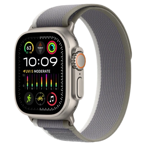 Apple Watch Ultra 2 GPS 49mm Titanium Beige Trail Loop Green/Gray