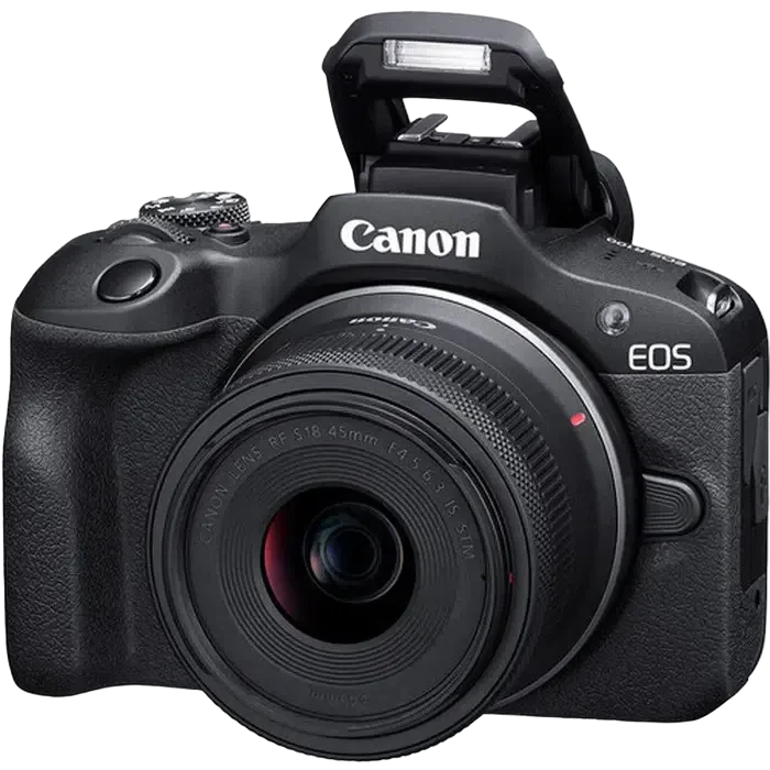 Aparat Foto Mirrorless Canon EOS R100 Black & RF-S 18-45mm & RF-S 55-210mm KIT, Negru 22
