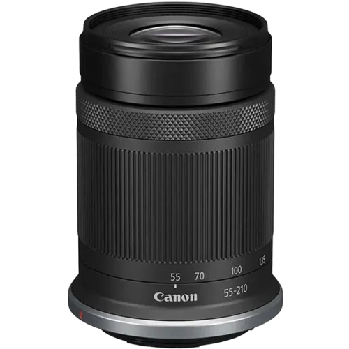 Беззеркальный фотоаппарат Canon EOS R100 Black & RF-S 18-45mm & RF-S 55-210mm KIT, Чёрный