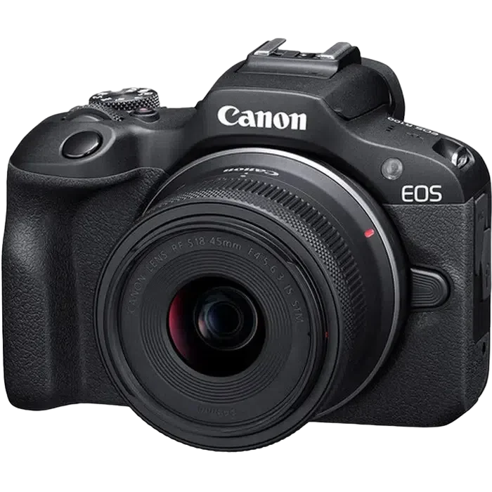 Aparat Foto Mirrorless Canon EOS R100 Black & RF-S 18-45mm & RF-S 55-210mm KIT, Negru 20