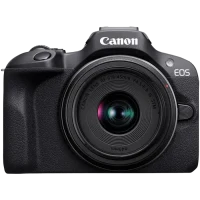 Aparat Foto Mirrorless Canon EOS R100 Black & RF-S 18-45mm & RF-S 55-210mm KIT, Negru 19
