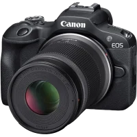 Aparat Foto Mirrorless Canon EOS R100 Black & RF-S 18-45mm & RF-S 55-210mm KIT, Negru 18