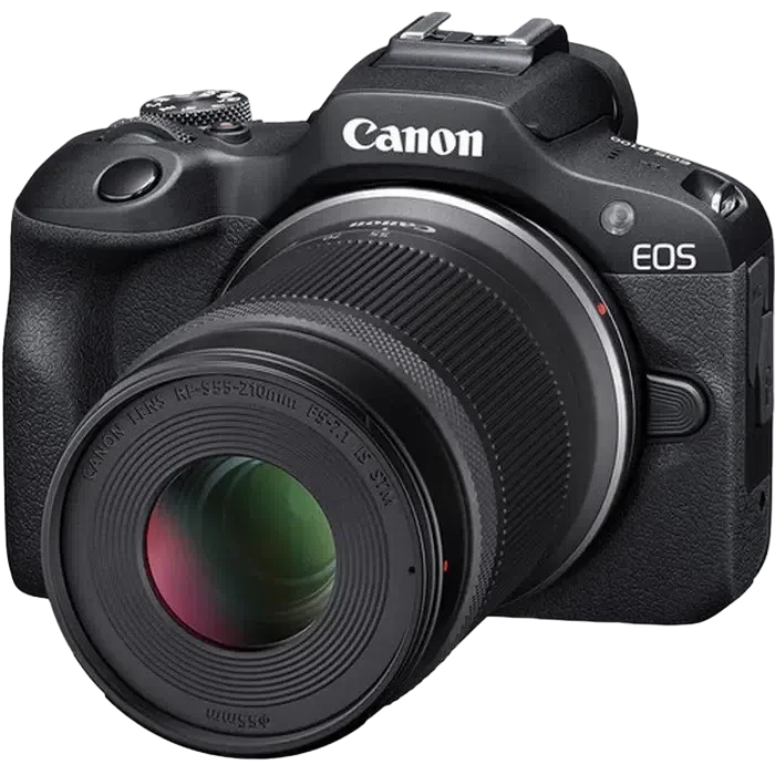 Aparat Foto Mirrorless Canon EOS R100 Black & RF-S 18-45mm & RF-S 55-210mm KIT, Negru 18