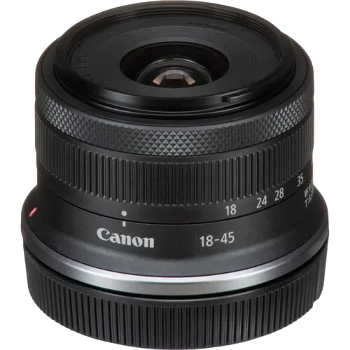 Беззеркальный фотоаппарат Canon EOS R100 Black & RF-S 18-45mm & RF-S 55-210mm KIT, Чёрный