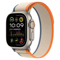 Apple Watch Ultra 2 GPS 49mm Titanium Beige Trail loop Orange/Beige 2