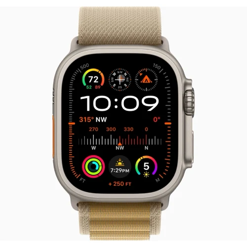 Apple Watch Ultra 2 Natural Alpine Loop Tan