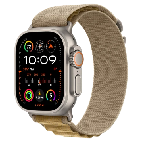 Apple Watch Ultra 2 Natural Alpine Loop Tan