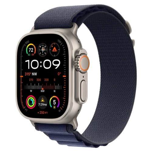 Apple Watch Ultra 2 Natural Alpine Loop Navy