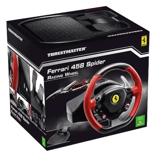 Игровой руль Thrustmaster Ferrari 458 Spider, Черный/Красный