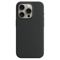 Silicon Case Premium for iPhone 15 Pro Black