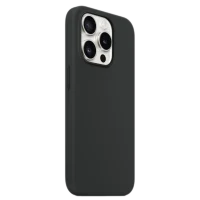 Silicon Case Premium for iPhone 15 Pro Black 2