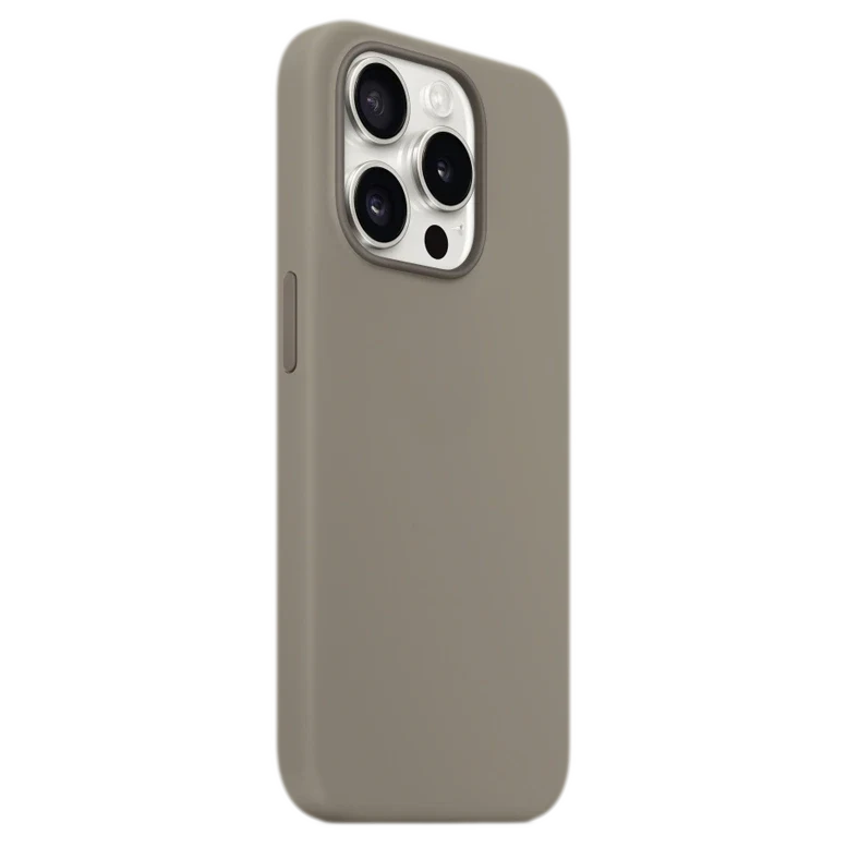 Silicon Case Premium for iPhone 15 Pro Clay 2