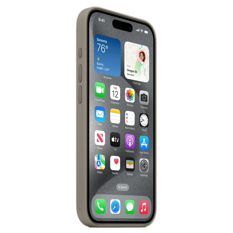 Silicon Case Premium for iPhone 15 Pro Clay 3