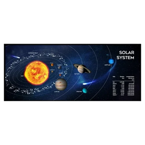 Коврик для мыши Gembird MP-SOLARSYSTEM-XL-01, Черный