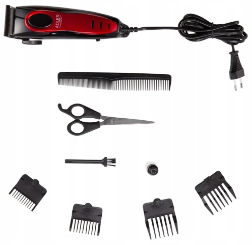 Машинка для стрижки Adler AD-2825, Black/Red