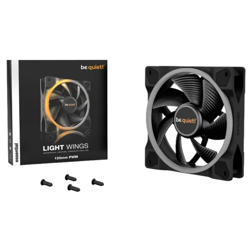 Вентилятор для ПК be quiet! Light Wings PWM, 120 мм, Черный