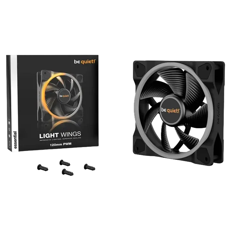 Ventilator PC be quiet! Light Wings PWM, 120 mm, Negru 7