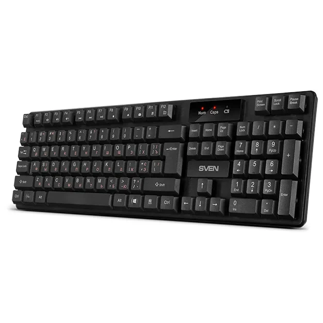 Tastatură Sven KB-C2300W, Negru 2